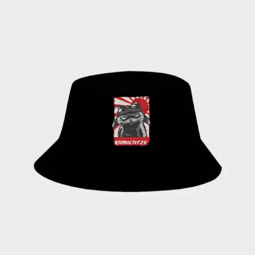 Kamikaze Cat Bucket Hat #1