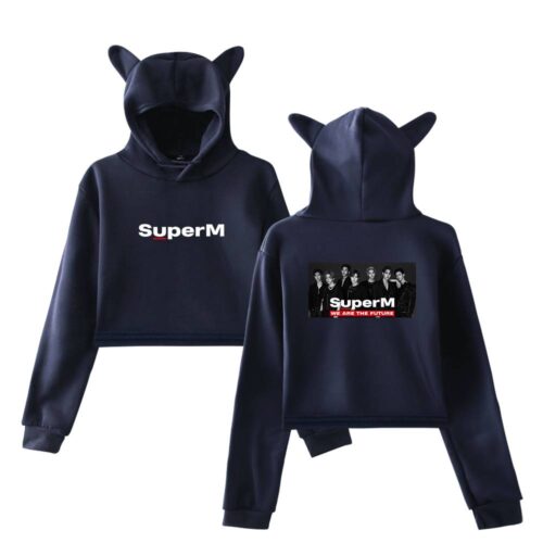 SuperM Cropped Hoodie #2