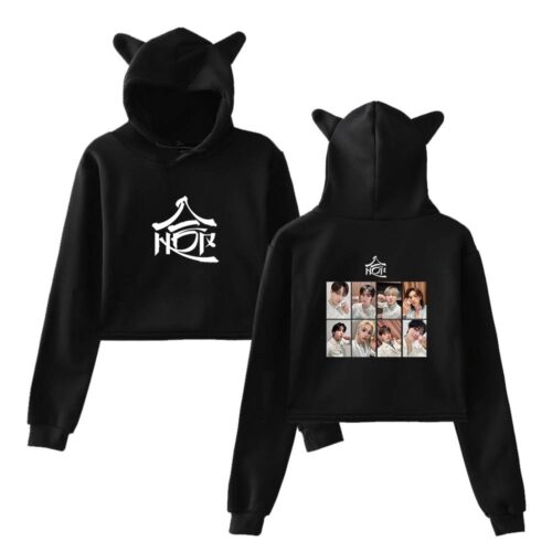 Stray Kids Giant Cropped Hoodie #4